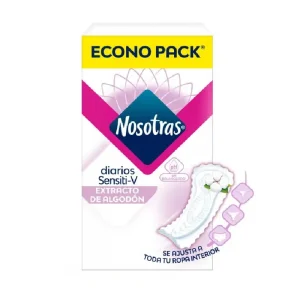 protectores diarios nosotras multi sensiti v bolsa 100 un