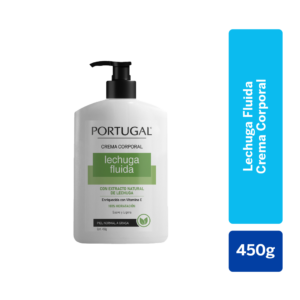 portugal crema corporal lechuga fluida frasco 450 g