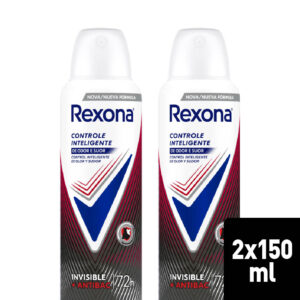 desodorante en aerosol rexona women antibacterial invisible frasco 150ml duopack