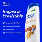 head & shoulders shampoo limpieza y revitalización con aceite de argán frasco 375 ml