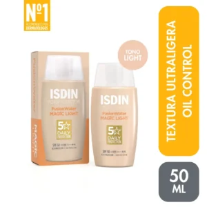 fotoprotector isdin fusion water magic light spf 50+ frasco 50 ml