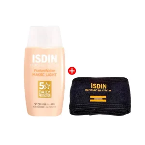 fotoprotector isdin fusion water magic light spf 50+ frasco 50 ml