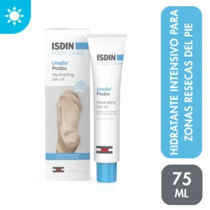gel oil hidratante para pies secos y agrietados ureadin podos isdin tubo 75 ml