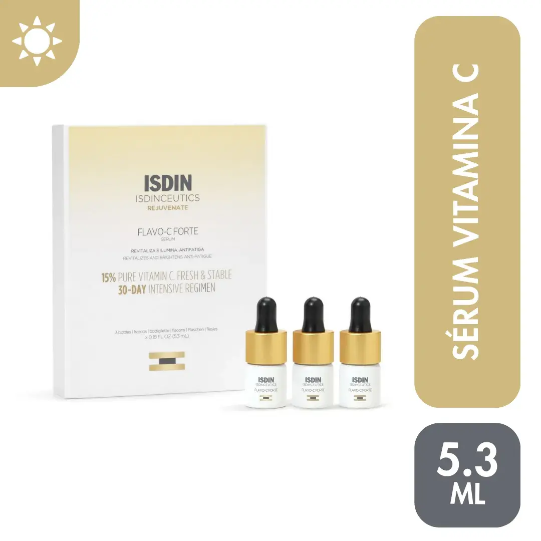 sérum isdin isdinceutics flavo c forte caja 3 un