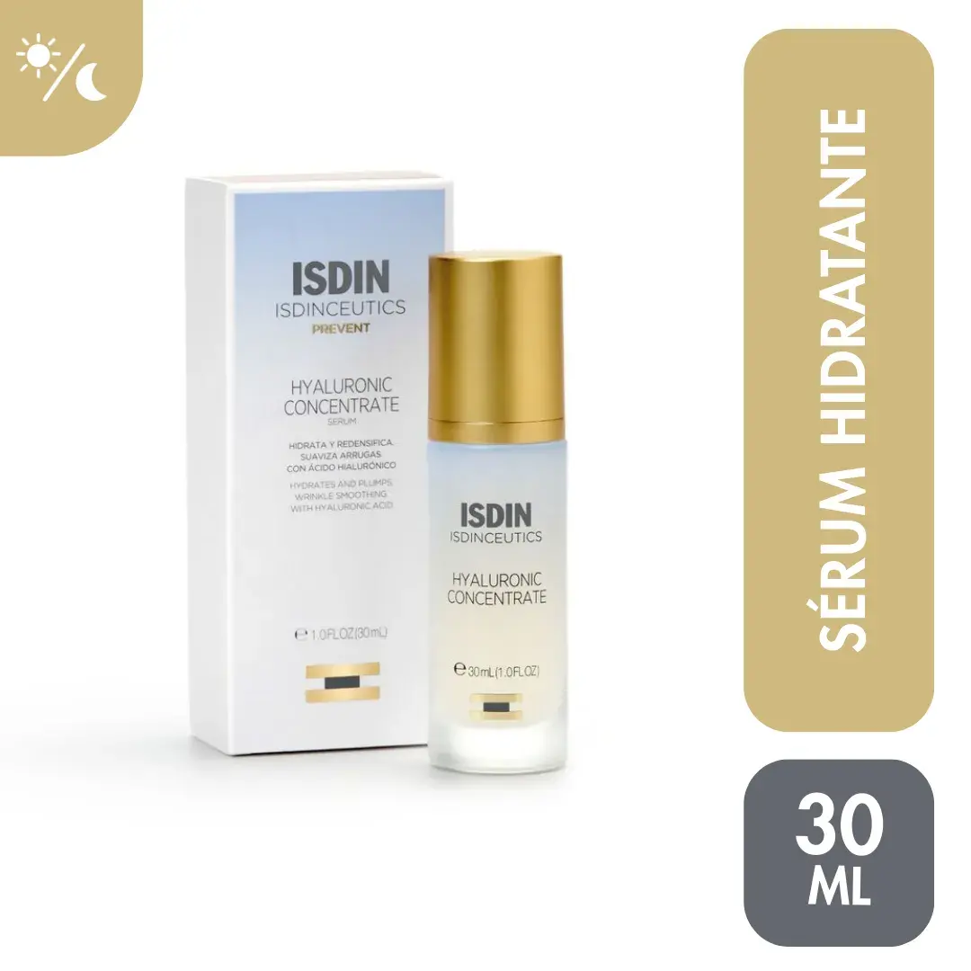 sérum isdin isdinceutics hyaluronic concentrate frasco 30 ml