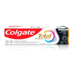 pasta dental colgate total 12 carbón activado tubo 150 ml