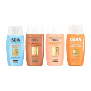 fotoprotectores isdin fusion water spf50 tonos surtido super pack