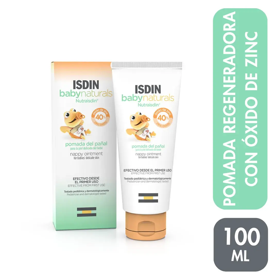 isdin baby naturals pomada del pañal tubo 100ml