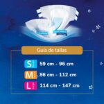 pañal para adulto tena slip nocturno talla l paquete 16 un