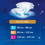 pañal para adulto tena slip nocturno talla m paquete 16 un