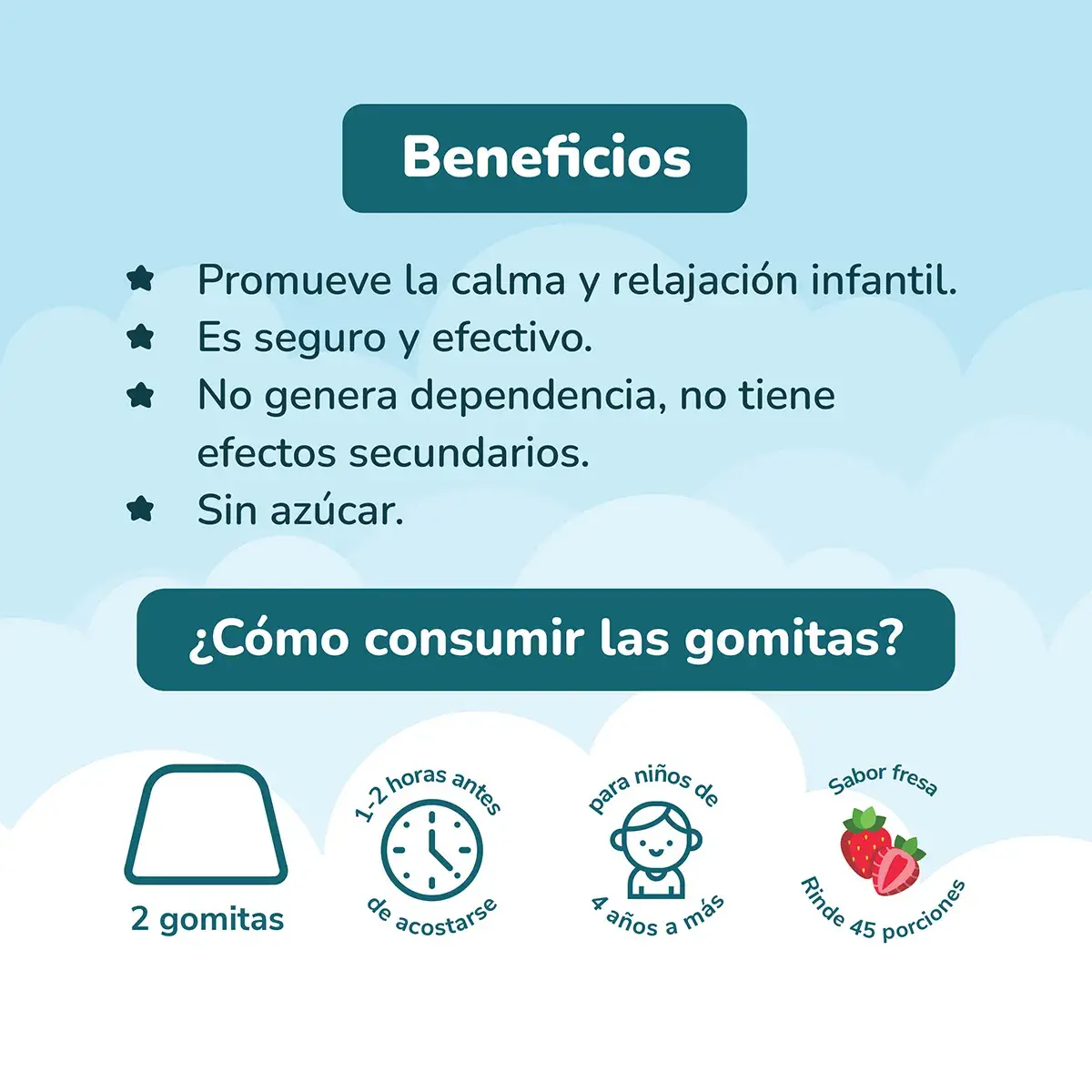 gomitas calm & chill gummix kids frasco 90 un