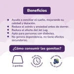 gomitas gummix para dormir adulto frasco 90 un
