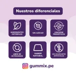 gomitas gummix para dormir adulto frasco 90 un