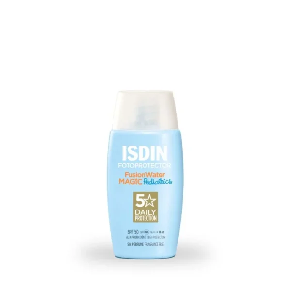 isdin fotoprotector pediátrico fusion water sff 50 frasco 50 ml