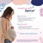 supradyn pronatal. multivitamínico prenatal caja x 30 comprimidos