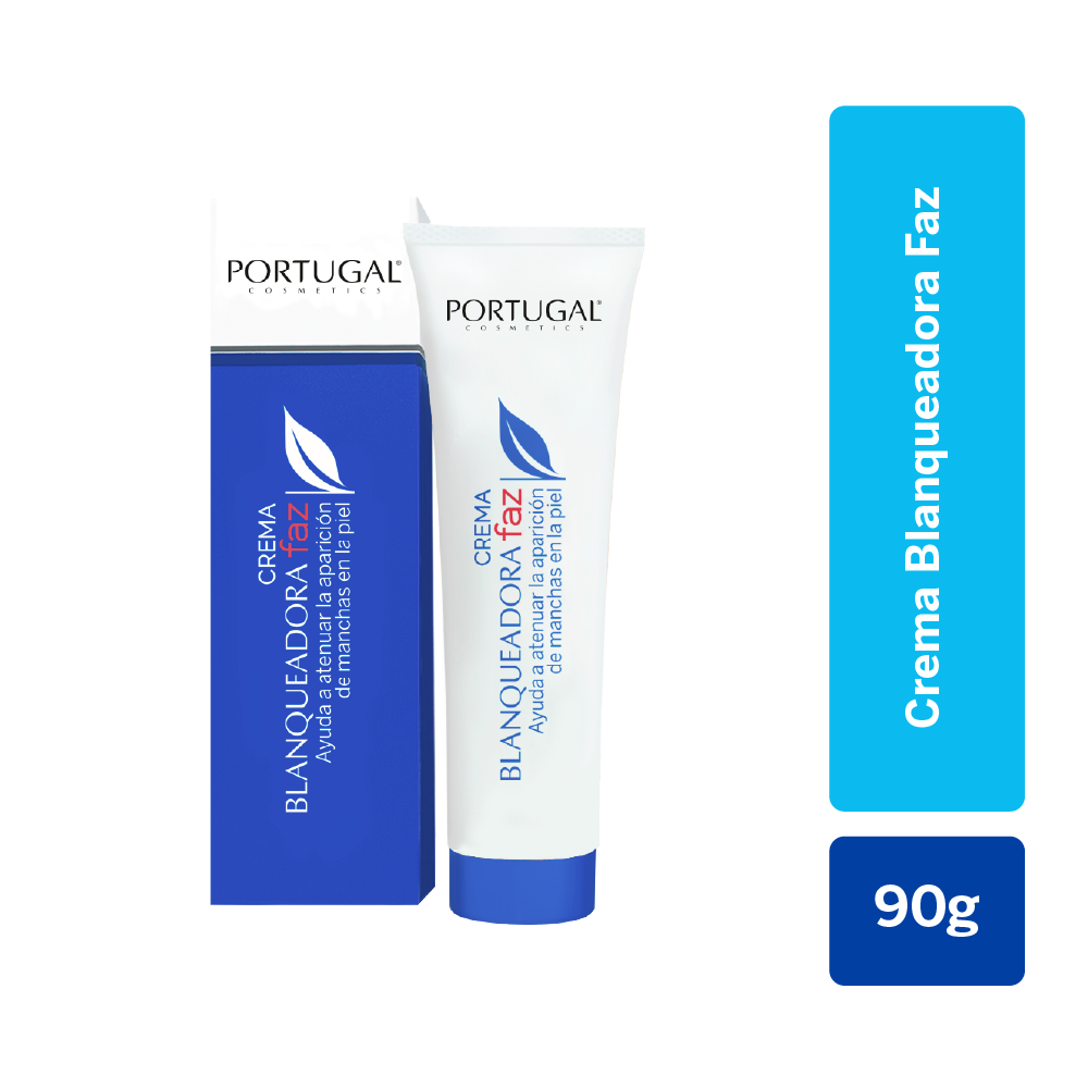 portugal blanqueadora faz crema pote 90 gr