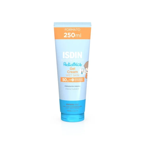 isdin fotoprotector pediátrico gel cream 50 tubo 250 ml