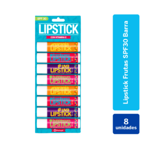 lipstick frutas spf30 5.8g blister 8 un