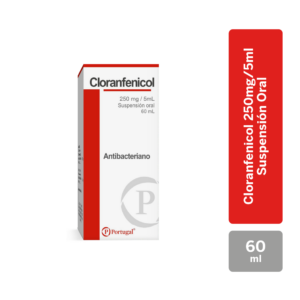 cloranfenicol 250 mg 5 ml suspensión