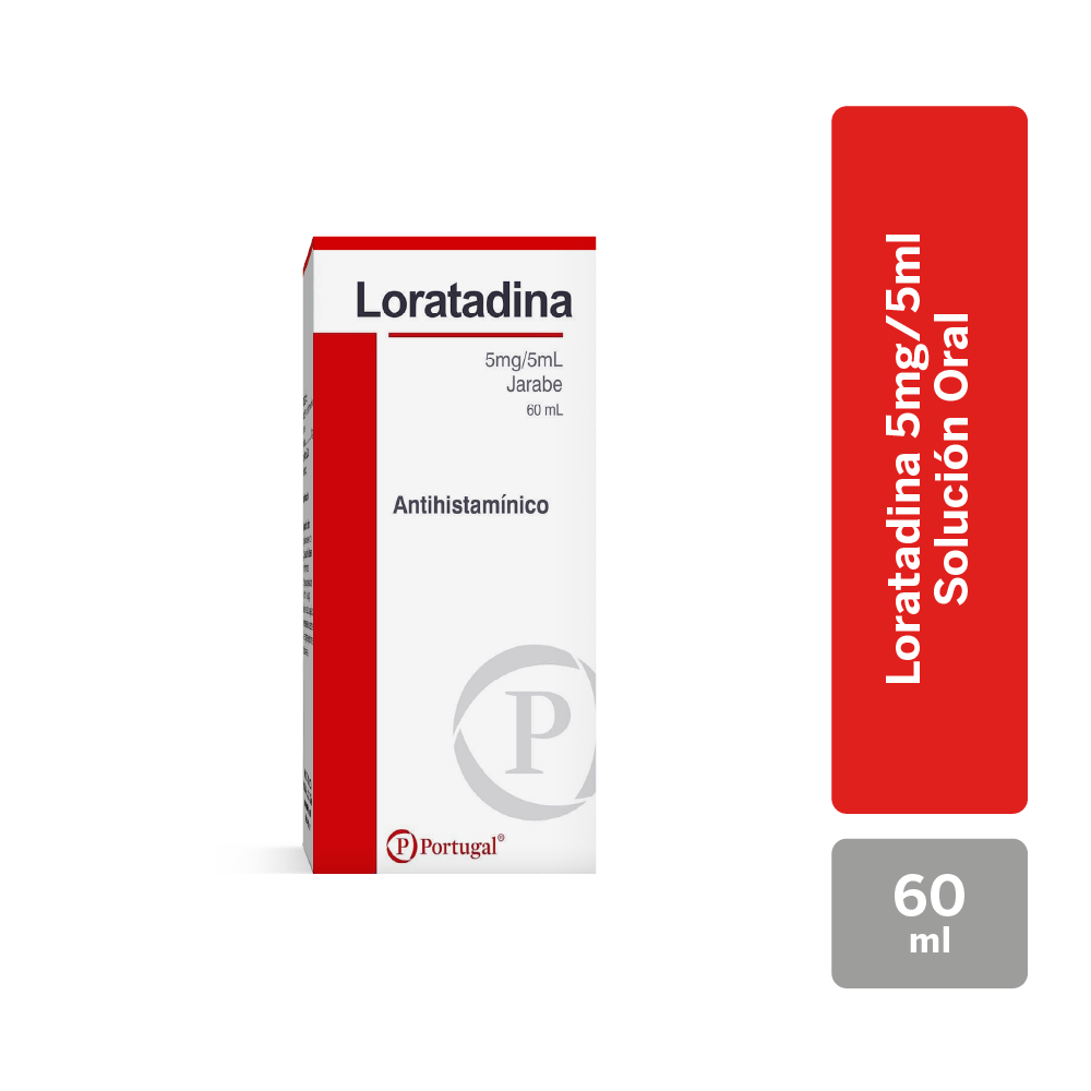 Loratadina 5mg / 5ml Jarabe – Frasco 60 ML