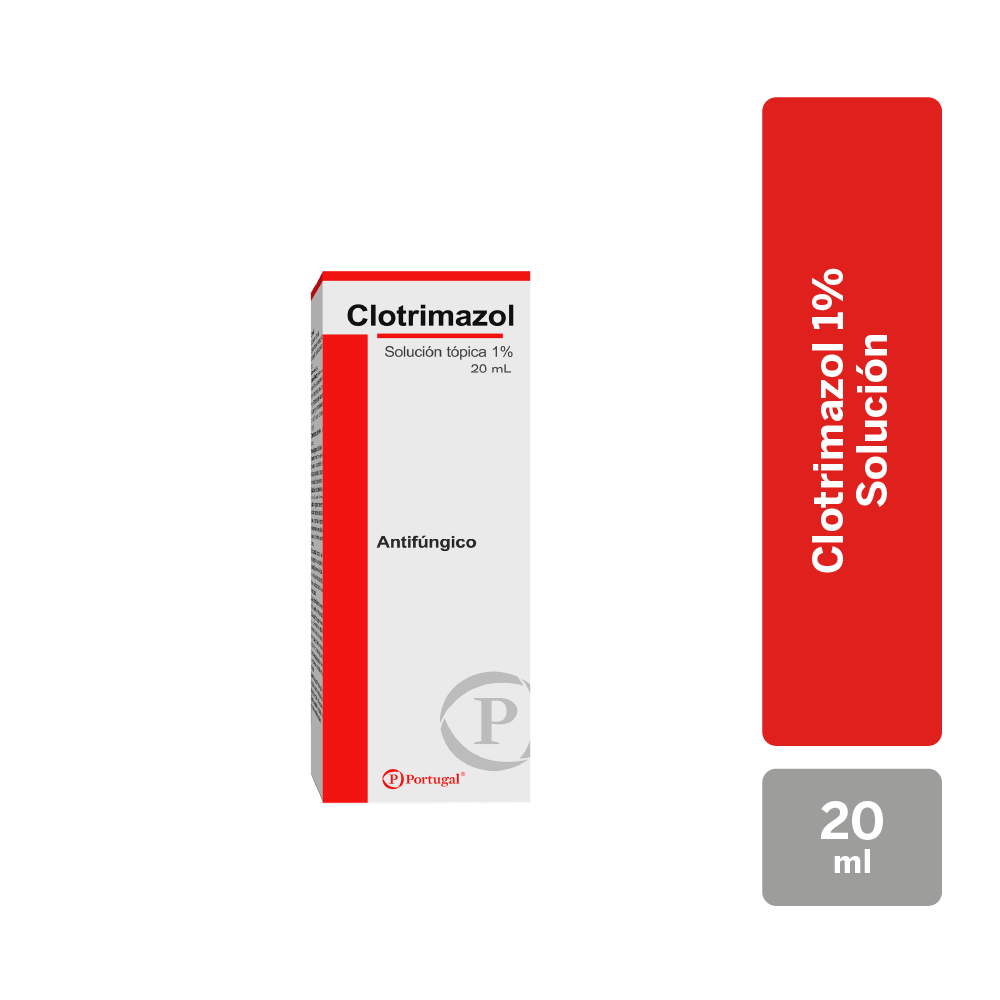 clotrimazol 1% solución tópica frasco 20 ml