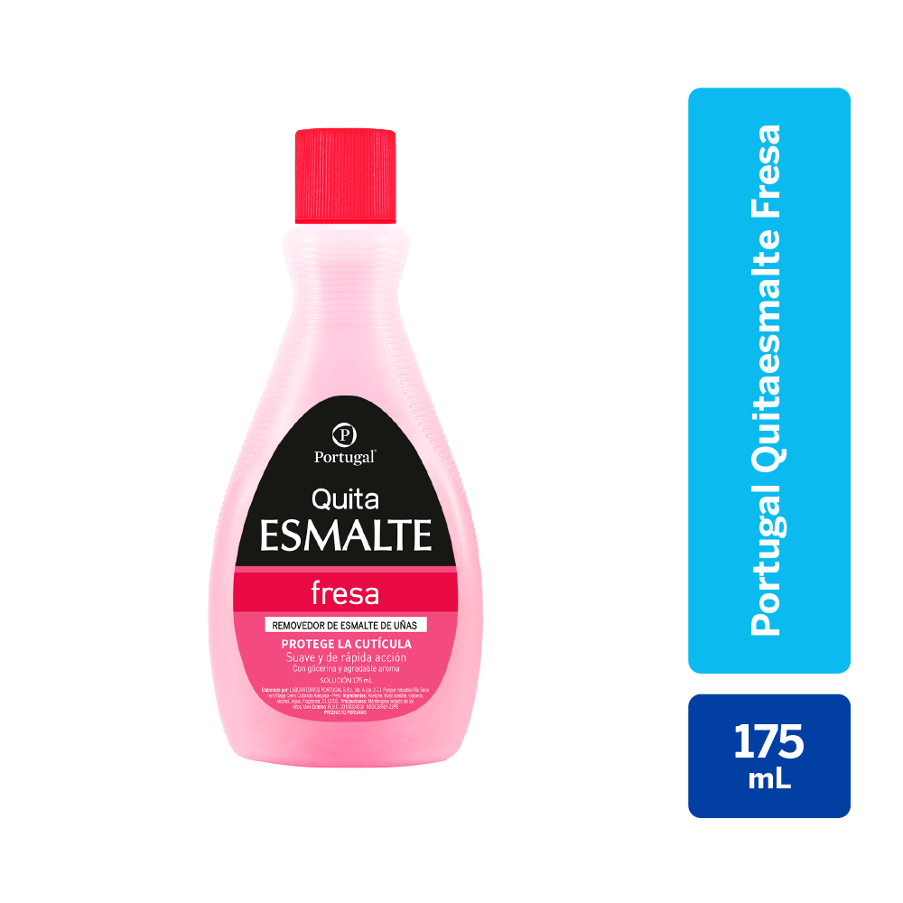 quitaesmalte portugal fresa frasco 175 ml
