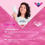 toallas higiénicas invisible rapigel nosotras bolsa 10 un