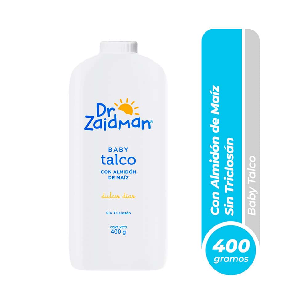 Talco Almidón de Maíz Dr. Zaidman – Frasco 400 G