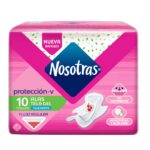 toallas higiénicas nosotras natural bolsa 10 un