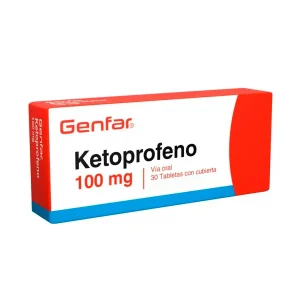 ketoprofeno gnf 100mg tabletas