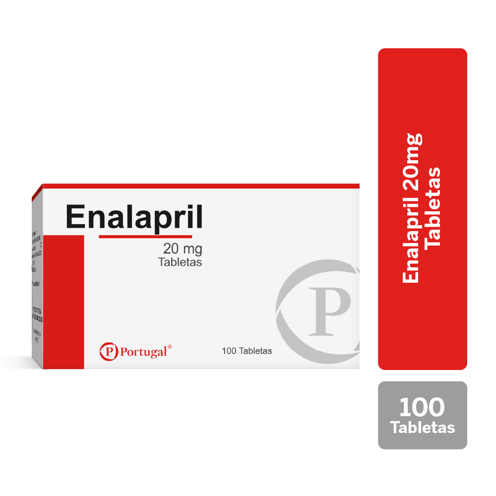 enalapril 20 mg tabletas caja 100 un