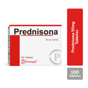 prednisona 50mg tableta caja 100 un