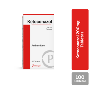 ketoconazol 200mg tabletas caja 100 un