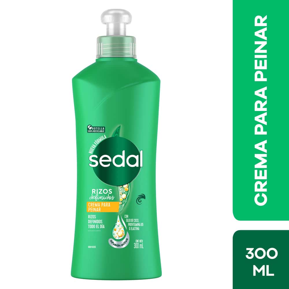 crema para peinar rizos obedientes sedal frasco 300 ml