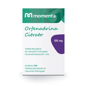 orfenadrina euro 100mg tabletas
