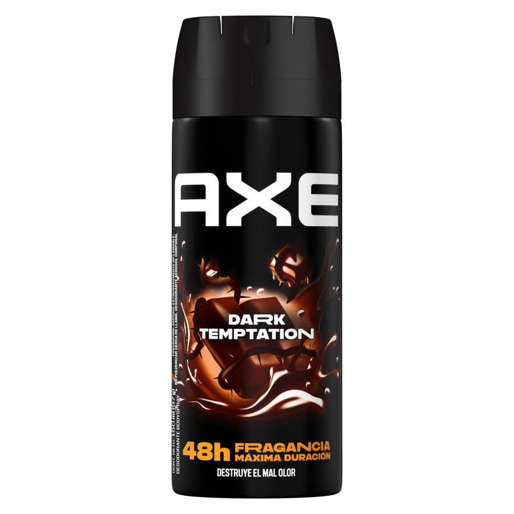 desodorante axe body dark temptation spray 150ml
