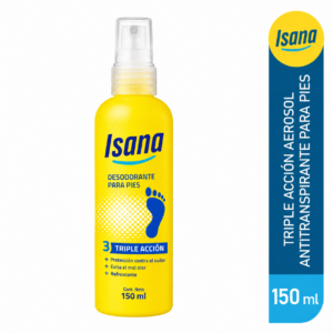 aerosol antitranspirante isana frasco 150 ml
