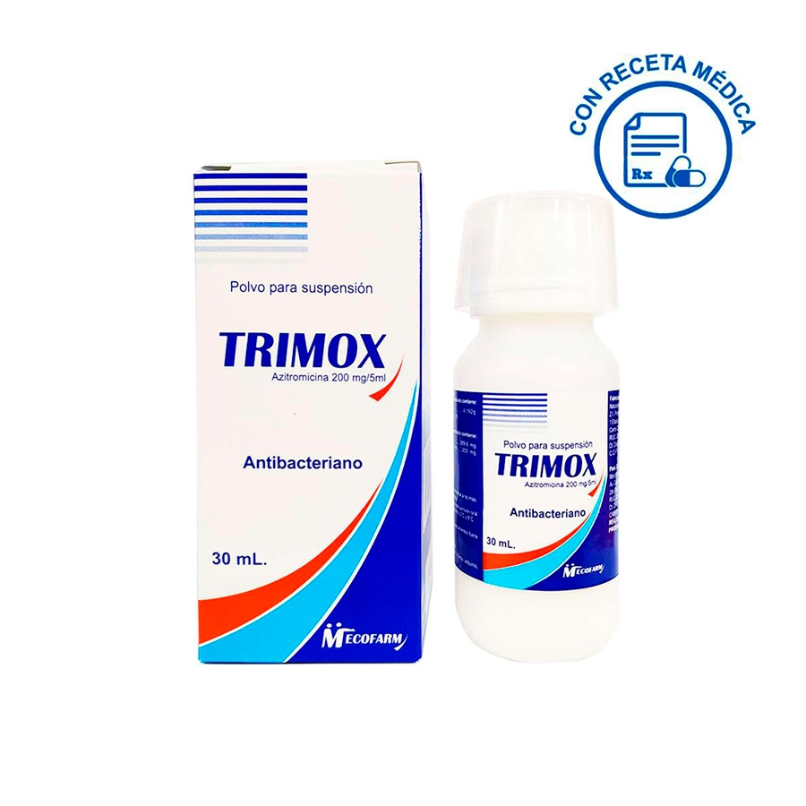 Trimox 200mg/5ml Suspensión Oral - Frasco 30 Ml - Imagen 1