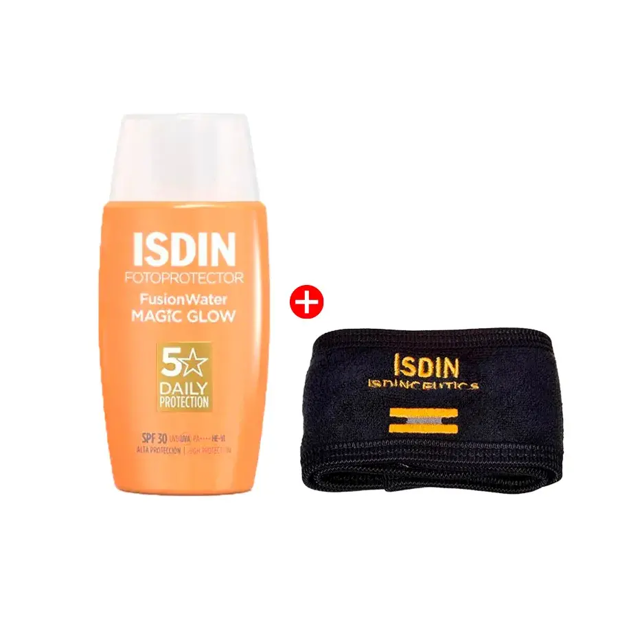 fotoprotector isdin fusión water glow spf30 frasco 50 ml