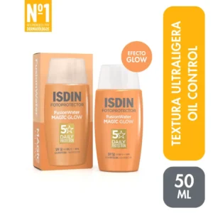 fotoprotector isdin fusión water glow spf30 frasco 50 ml