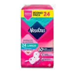 toallas higiénicas nosotras protección y confianza bolsa 24 un
