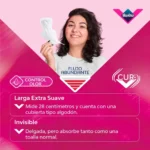toallas higiénicas nosotras protección y confianza bolsa 24 un