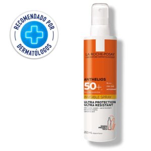 protector solar la roche posay corporal anthelios spray invisible fps 50+ frasco 200 ml