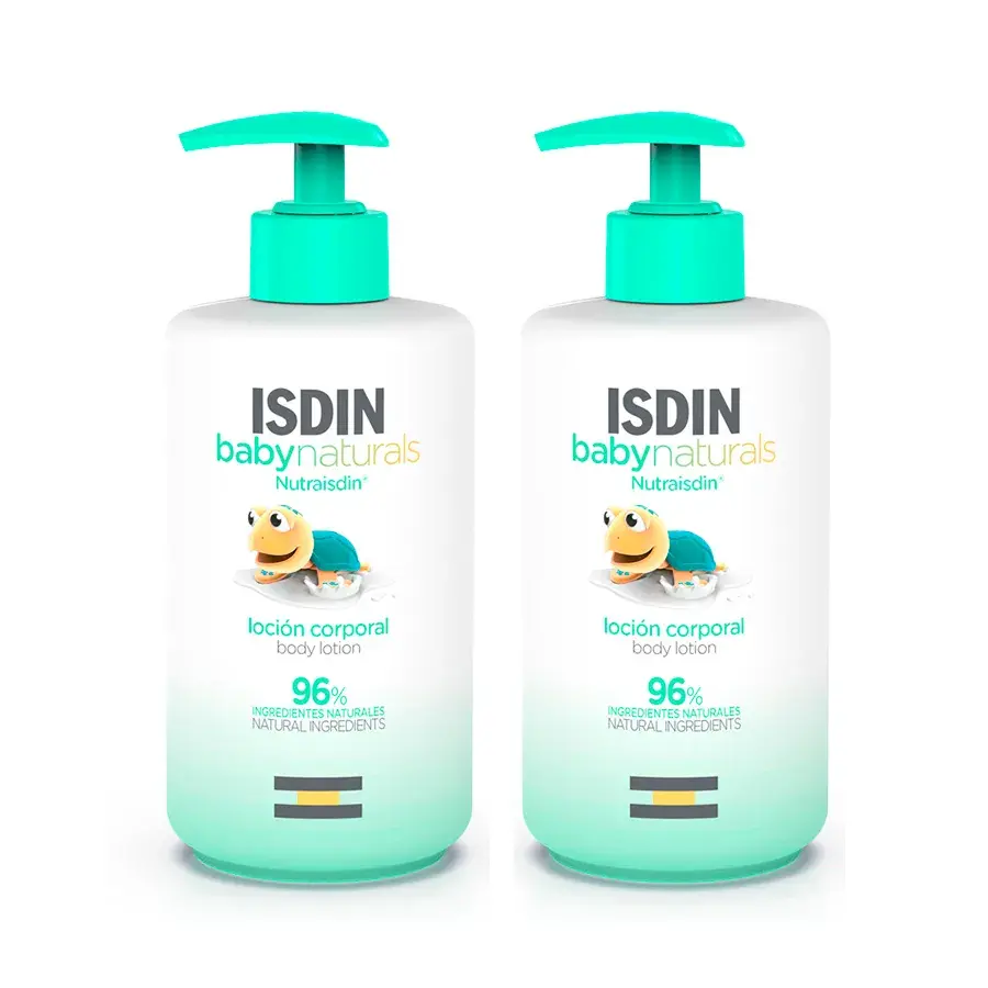 isdin loción corporal baby naturals frasco 400 ml