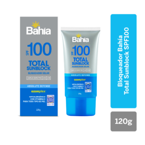 protector solar bahía total sunblock spf 100 tubo 120 g