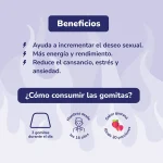 gummix gomitas para testosterona hombres frasco 90 un