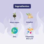 gummix gomitas para testosterona hombres frasco 90 un