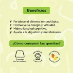 gummix gomitas kids energy para niños frasco 90 un