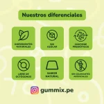 gummix gomitas kids energy para niños frasco 90 un