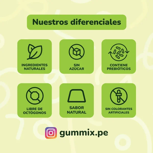 gummix gomitas kids energy para niños frasco 90 un